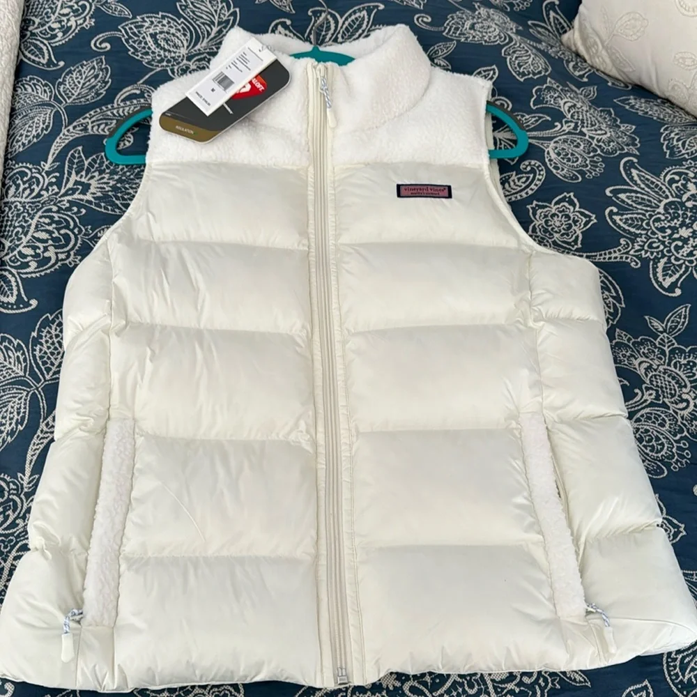 NWT VINEYARD VINES WHITE VEST - MEDIUM - Picture 1 of 13